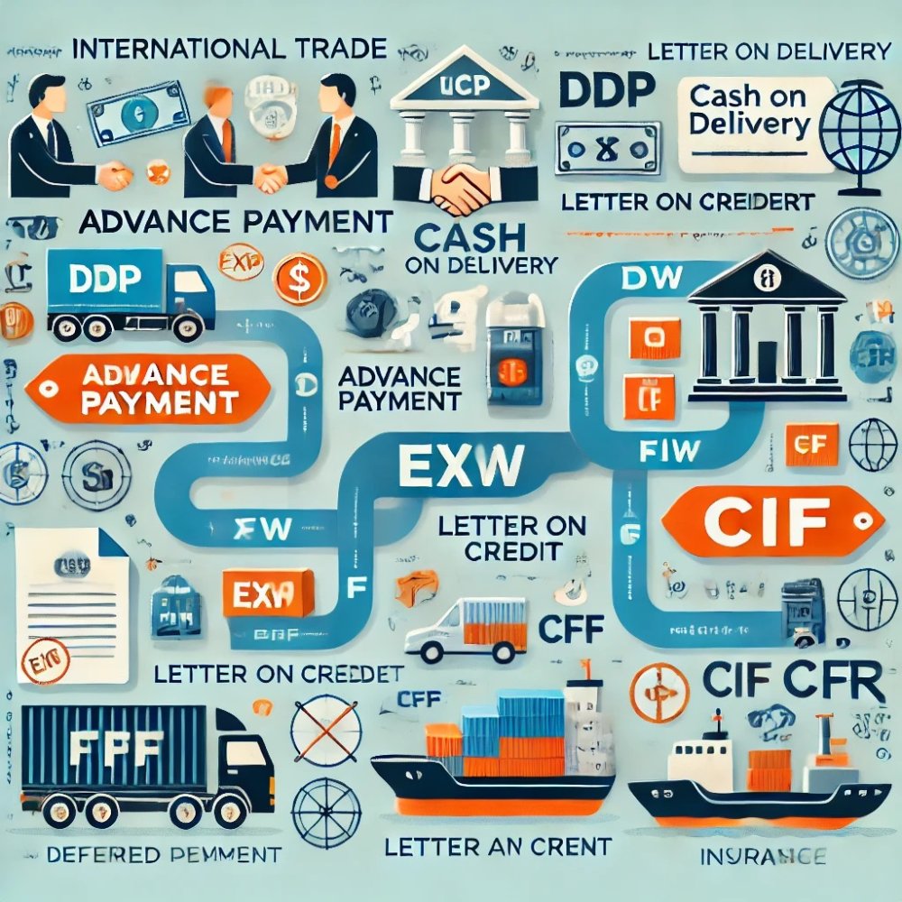 Tce Export - Mode de  paiement et de livraison